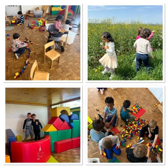 Frühling in der Spielgruppe