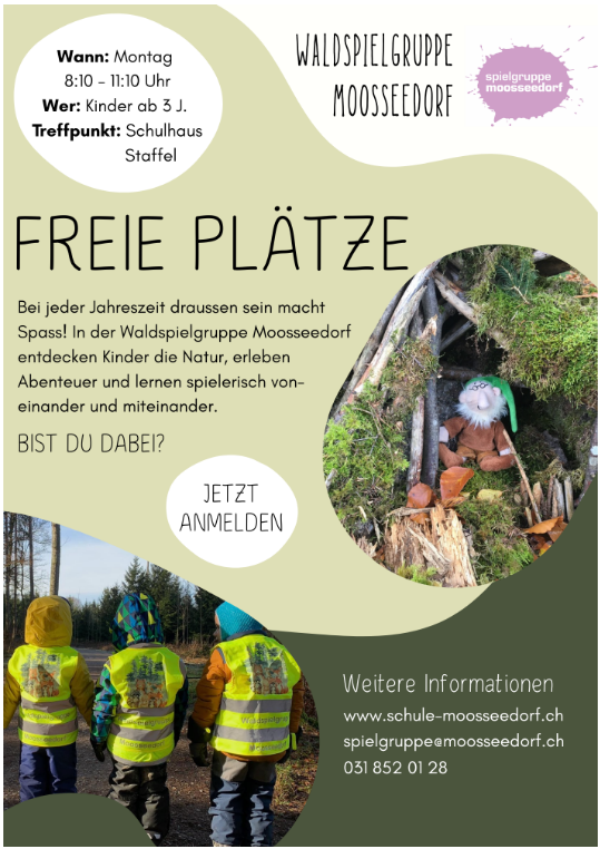 Flyer Waldspielgruppe
